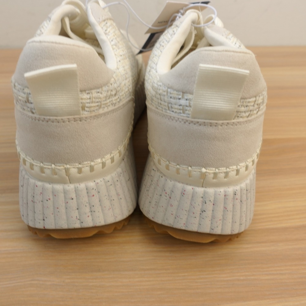 Chunky Platform Sneakers Womens 8.5 Cream Boho UNIVERSAL THREAD Memory Foam NEW - Picture 8 of 11